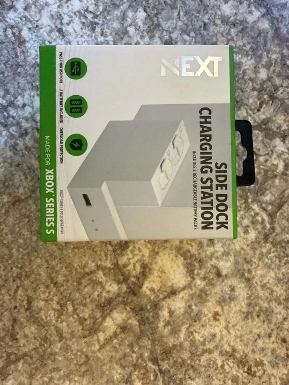NEXT Side Dock Charging Station for Xbox Series S with 2 Rechargeable Battery Pa